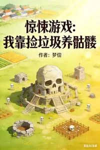 《惊悚游戏：我靠捡垃圾养骷髅》封面