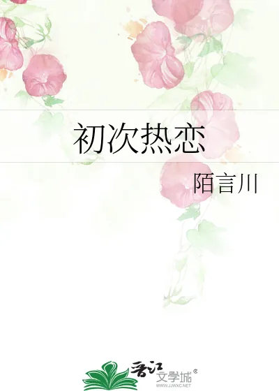《初次热恋》小说封面